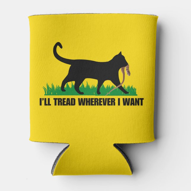 Porta-lata Eu vou ler onde quiser (Frente)