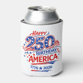 Porta-lata EUA América 250º Aniversário Patriótico