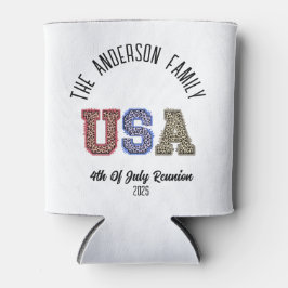 Porta-lata EUA Cheetah Impressão Personalizado Nome da Reuniã