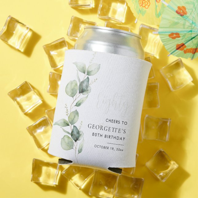 Porta-lata Eucalyptus 80 Birthday (Verão in situ)