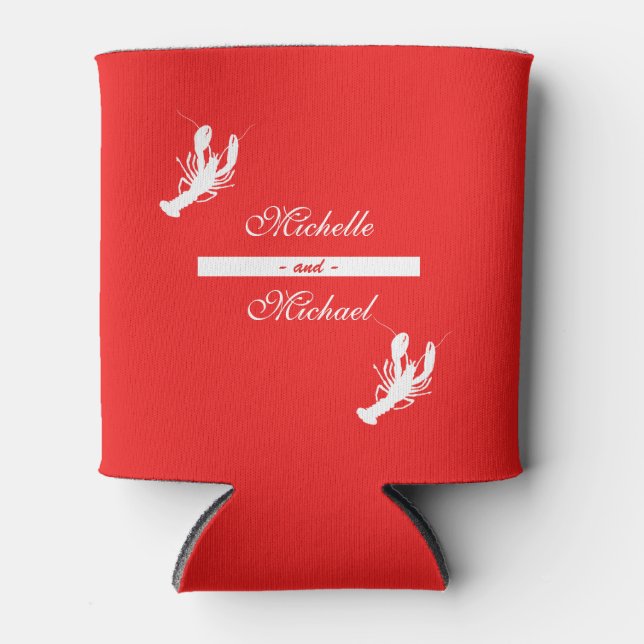 Porta-lata Evento Personalizado de Arranque de Lagosta (Frente)