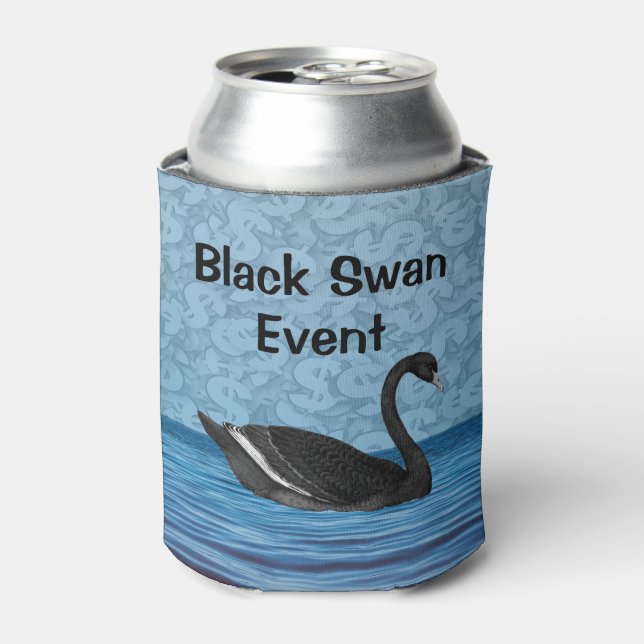 Porta-lata Evento Swan Preto (Can Front)