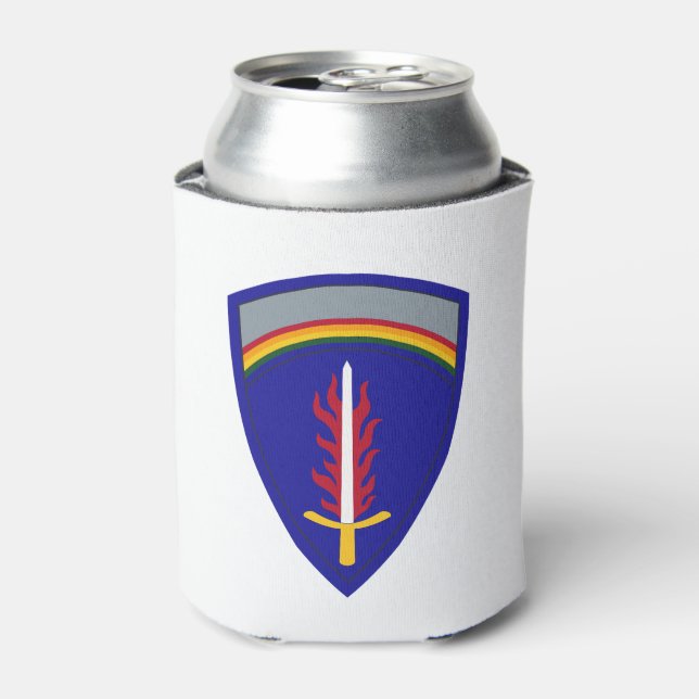 Porta-lata Exército Europa USAREUR Insígnia (Can Front)