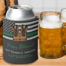 Exército Militar de Leather Thin Green Line