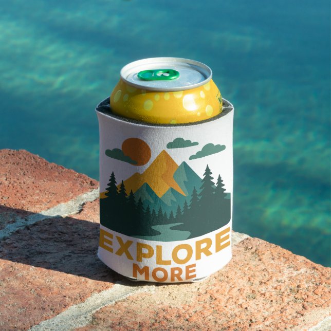 Porta-lata Explore mais - Retro Mountain & Forest Adventure (Piscina in situ)