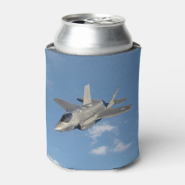 Porta-lata F-35 Relâmpago II Pantera Jato no Céu