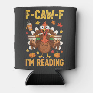Porta-lata F-Caw-F Estou Lendo Livros Turcos Ação de Graças