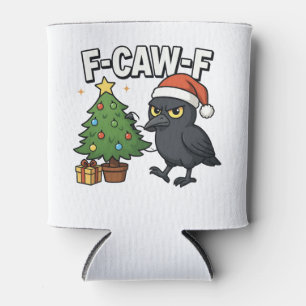 Porta-lata F-caw-f Natal Raven Crow Xmas Memória de Árvore