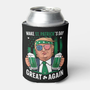 Porta-lata Faça o Dia de São Patrício Grande Novamente Irland