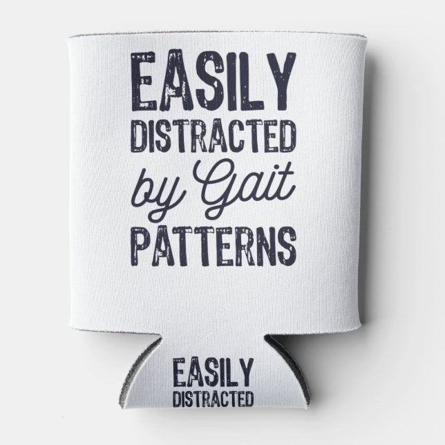 Porta-lata Facilmente Distraído Por Padrões De Gait (Frente)