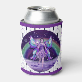 Porta-lata Fada de chuva roxa pode arrefecer