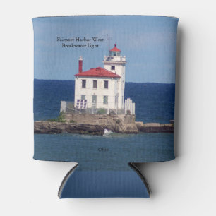 Porta-lata Faeroporto Harbor West Breakwater Light pode arref