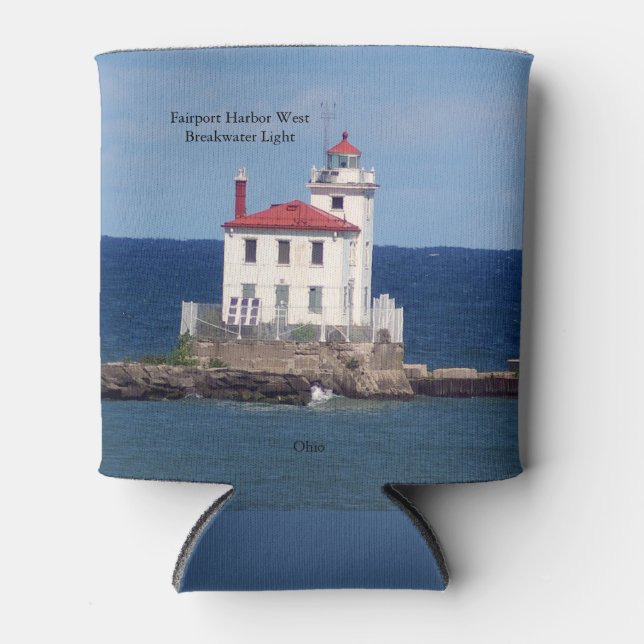 Porta-lata Faeroporto Harbour West Breakwater Light pode arre (Frente)