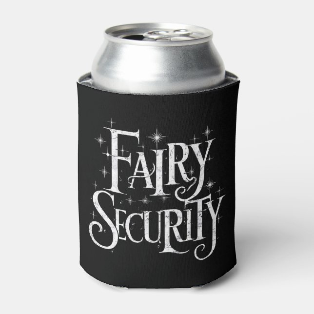 Porta-lata Fairy Security Dia de as Bruxas engraçado Costume (Can Front)