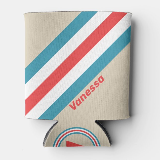 Porta-lata Faixa de Chaser na Nuvem com Nome (Frente)