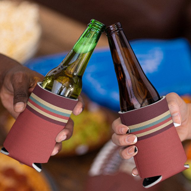 Porta-lata Faixa de tons castanhos (Can coolers)