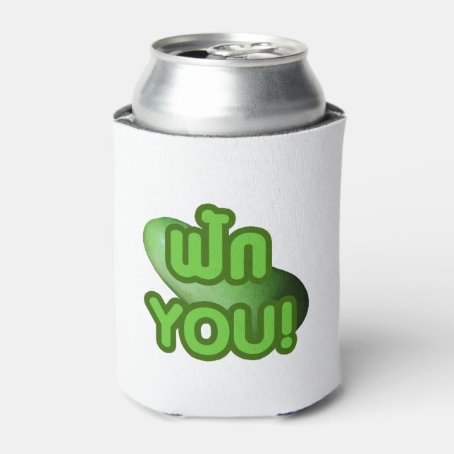 Porta-lata FALA COM VOCÊ! ... Cinza Verde (Melão de inverno) (Can Front)