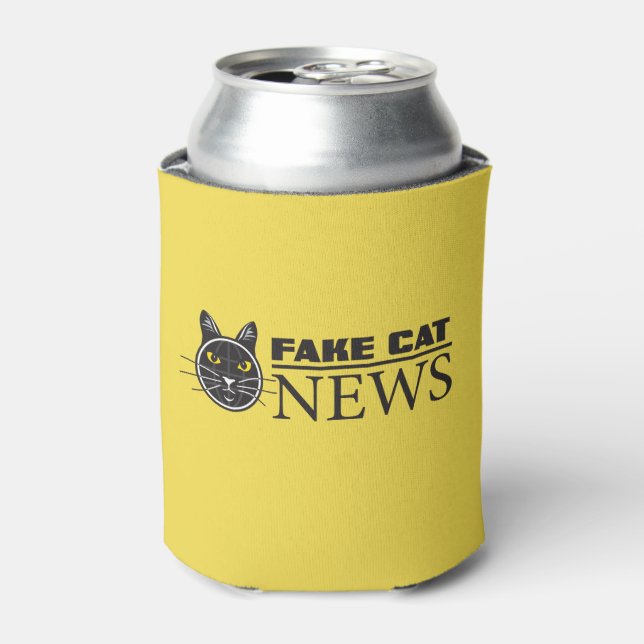 Porta-lata Falso Cat News Coozie (Can Front)