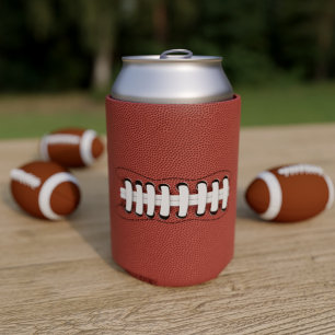 Porta-lata Faltou Faux Pigskin Do Tema Americano De Futebol