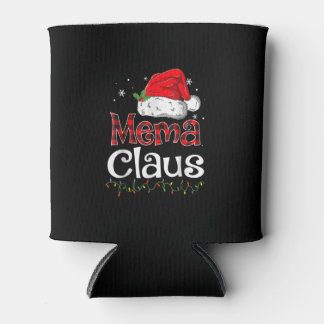 Porta-lata Família de Papais noeis de Natal Mema Claus Corres