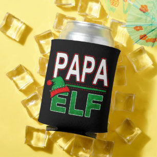 Porta-lata Família Elf   Feriado de Natal Papa Elf #TeamElf
