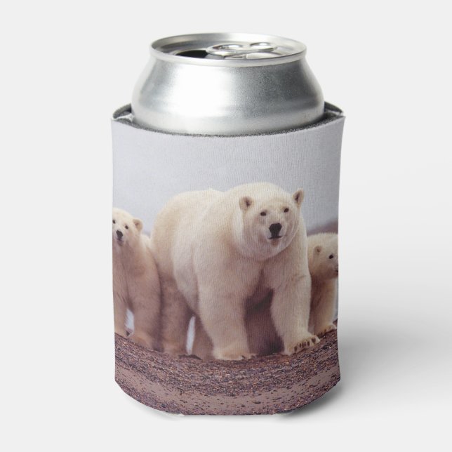 Porta-lata Família Polar Bear (Can Front)