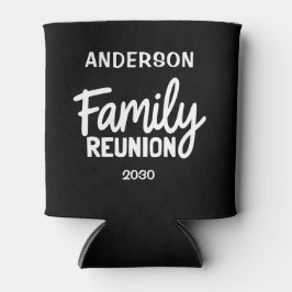 Porta-lata Family Reunion Fun Script Personalized Name