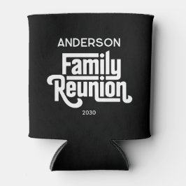 Porta-lata Family Reunion Modern Black White Potluck Drink