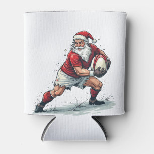 Porta-lata Fantasia de Natal Jogando Papai Noel
