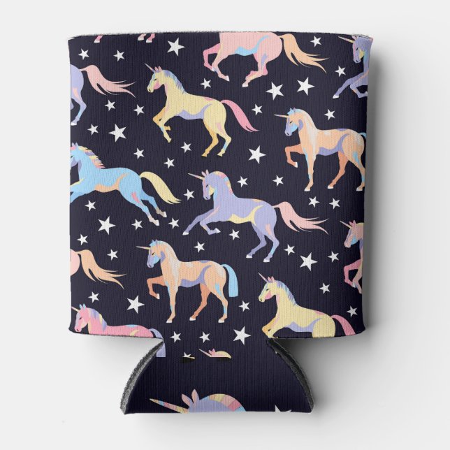 Porta-lata Fantasia Escura do Unicórnio: Mágica Sem Olho. (Frente)