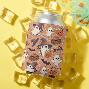 Porta-lata Fantasma de Halloween Fofo no Estilo Kawaii