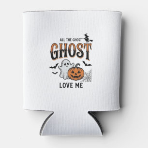 Porta-lata Fantasma do Halloween Todos os Fantasmas Me Amam D