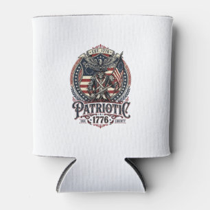 Porta-lata Fantasma Patriótico Patriota Horror Monstro Patrio