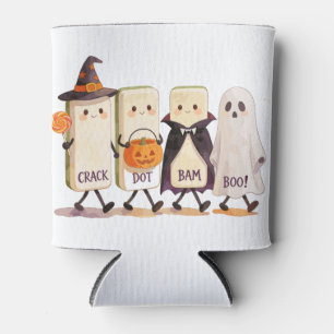 Porta-lata Fantasmagoria de Mahjong de Halloween com Azulejos