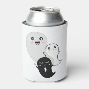 Porta-lata fantasmas bonitos halloween kawaii