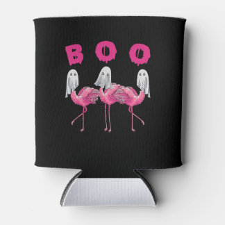 Porta-lata Fantasmas Engraçado Flamingo Boo Halloween Present