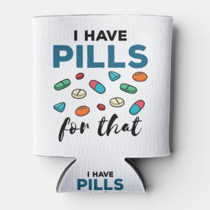 Porta-lata Farmacêutica Pharmacy Tech Eu tenho comprimidos p