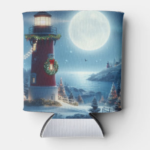 Porta-lata Farol de Natal náutico