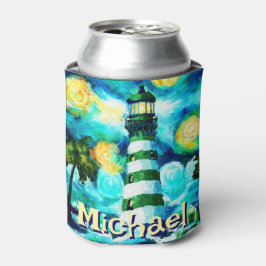Porta-lata Farol Tropical Náutica Costeira Personalizada