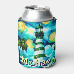 Porta-lata Farol Tropical Náutica Costeira Personalizada