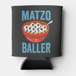 Porta-lata Farto de Hanukkah Futebol Atleta Judeu Matzo Bola