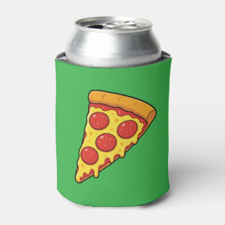 Porta-lata Fatia de Pizza de Pepperoni Queijosa