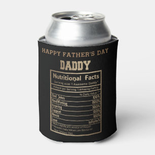 Porta-lata Fatos nutricionais no pai dia de os pais pode resf