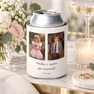 Porta-lata Favor de casamento com foto da infância em snapsho