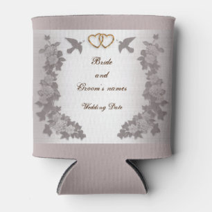 Porta-lata Favor de Casamento da Mauve Clássica