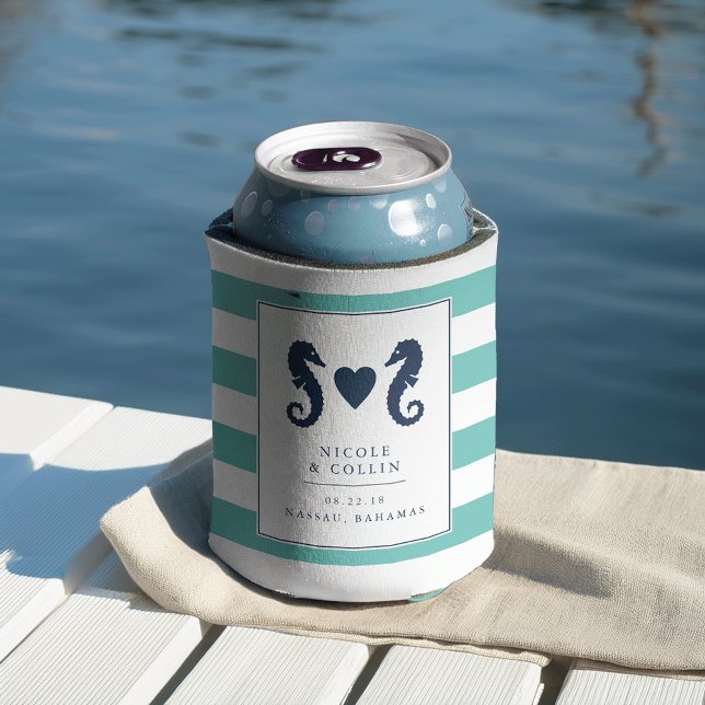 Porta-lata Favor de Casamento de Cavalo Tropical (Criador carregado)