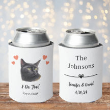 Favor de Casamento de Gato Preto para Garrafa