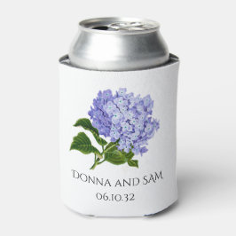 Porta-lata Favor de Casamento de Hortênsia Floral para Lata