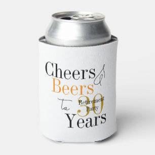 Porta-lata Favor de Festa de Aposentadoria de 30 Anos Cheers
