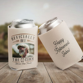 Porta-lata Favor de festa de aposentadoria personalizado Foto